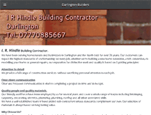 Tablet Screenshot of builderdarlington.com